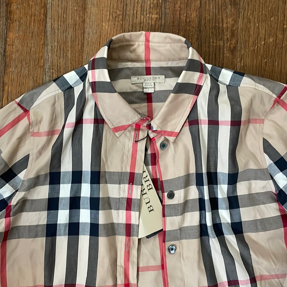 Burberry Full Check Button Down